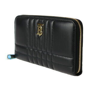 Burberry black logo Zip Wallet Lola leather quilted Round gold Thomas